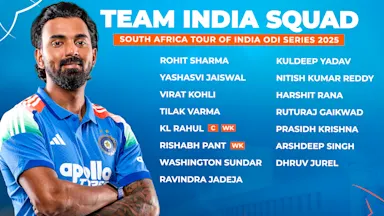 India’s squad for IDFC First Bank ODI series against South Africa announced