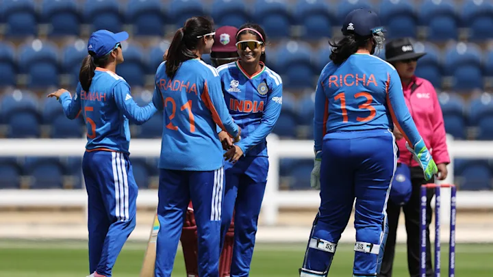 Match Report: IND v WI - ICC Women's T20 World Cup 2026 Warm-up Match