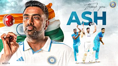 BCCI congratulates Ravichandran Ashwin on a phenomenal career