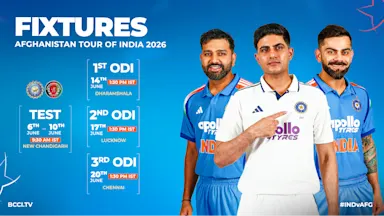 Schedule for Afghanistan's Tour of India announced